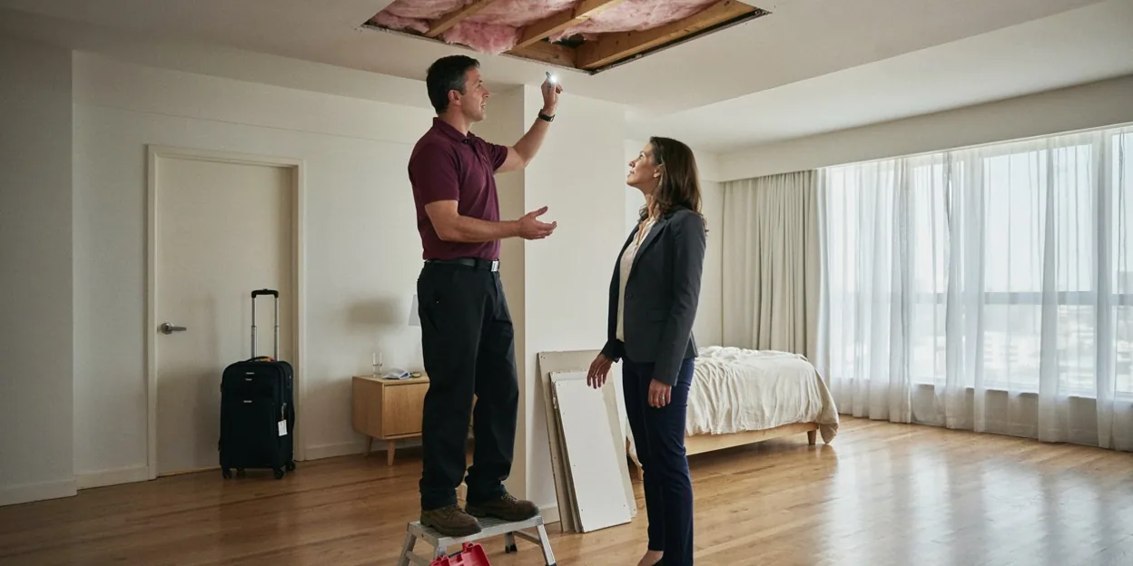 Ceiling Water Damage Repair in San Marcos, TX